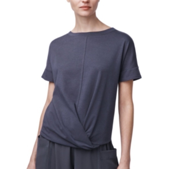 NWT B NEW YORK  Cross-Front High/Low Top Large - Picture 3 of 3